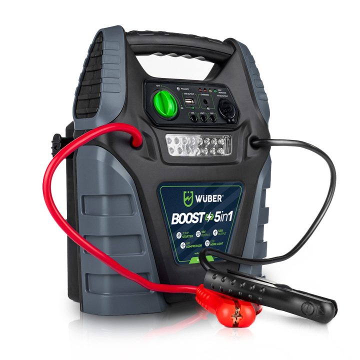WUBER Compressore potenziatore 5 in 1 con avviatore d'emergenza W14270 WUBER - immagine 2