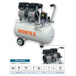 Compressore WORTEX Silenziato WOL 25/125