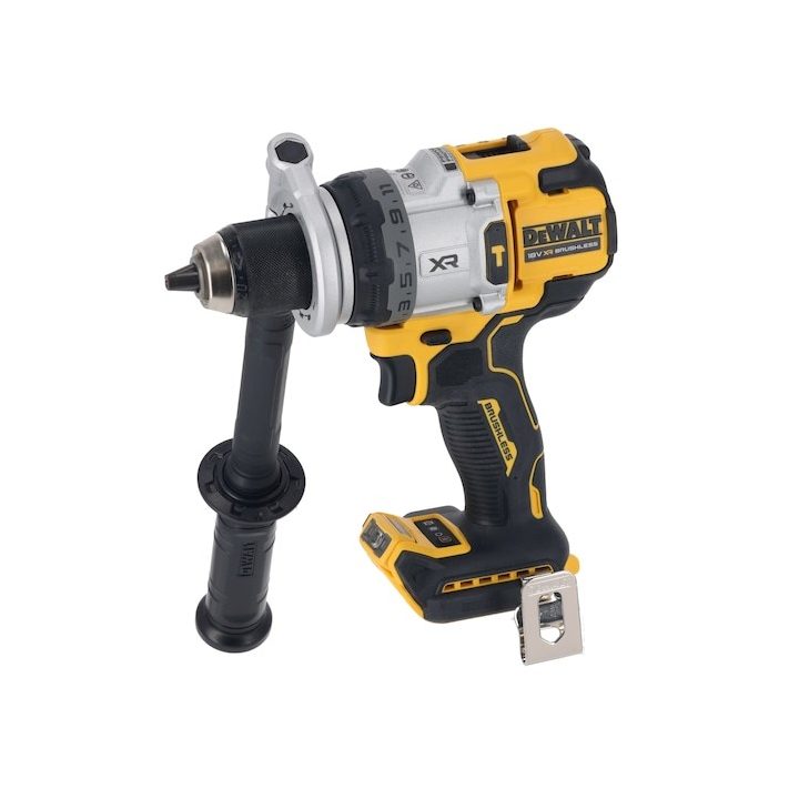 DeWalt DCD1007NT DCD709N-XJ Trapano 1650 RPM Keyless 1.2 kg Nero Giallo - immagine 4