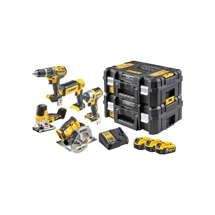 DeWalt DCK500P3T-QW Kit combo utensili elettrici con batteria - immagine 1