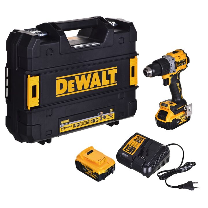 DeWalt DRILL/DRIVER DEWALT DCD805P2T 18V 2X5 0AH BL TSTAK - immagine 1