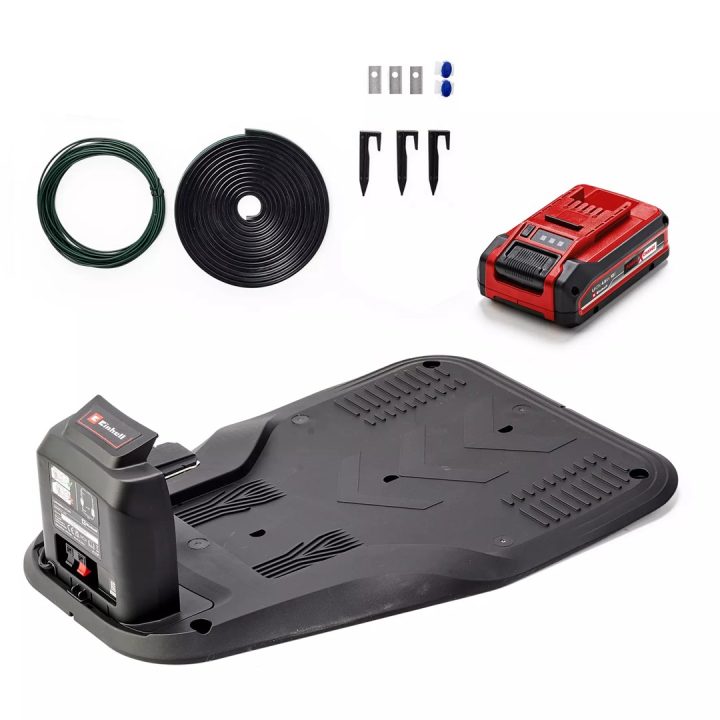 EINHELL 3413975 Flexo Cam Plus 600 Robot tagliaerba Batteria Nero Rosso Argento - immagine 3
