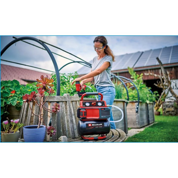 EINHELL 4020410 TE-AC 18/75 Li OF-Solo compressore d'aria 75 l/min Batteria - immagine 2