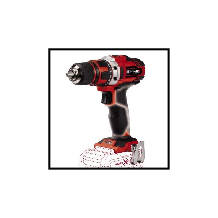 EINHELL 4513925 TE-CD 18/40 Trapano a batteria Li-Solo 1500 RPM Nero Rosso 1.1 kg - immagine 2
