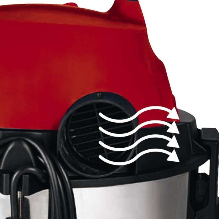 Einhell TH-VC 1820 S 20 l Aspirapolvere bidone Secco e umido 1250 W Sacchetto per polvere