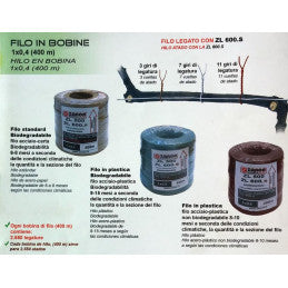 Filo ZANON per Legatrice ZL 600 - ZL 640 Colore Marrone