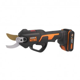 Forbice WORX WG 330 E con Batteria e Caricabatterie a Batteria
