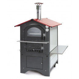 Forno FONTANA a Legna ROSSO 80