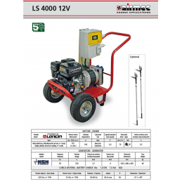 Generatore WORTEX di Corrente LWS 4000 HLT 12V con Quadro Stabilizzato