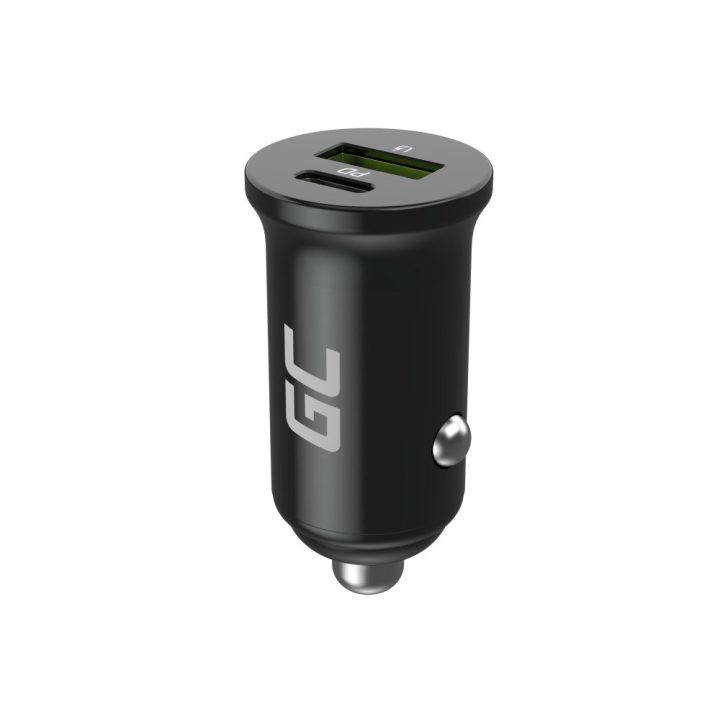 Green Cell GC PowerRide Nano38 38W 6A 1x USB-C 1x USB-A caricabatterie per auto