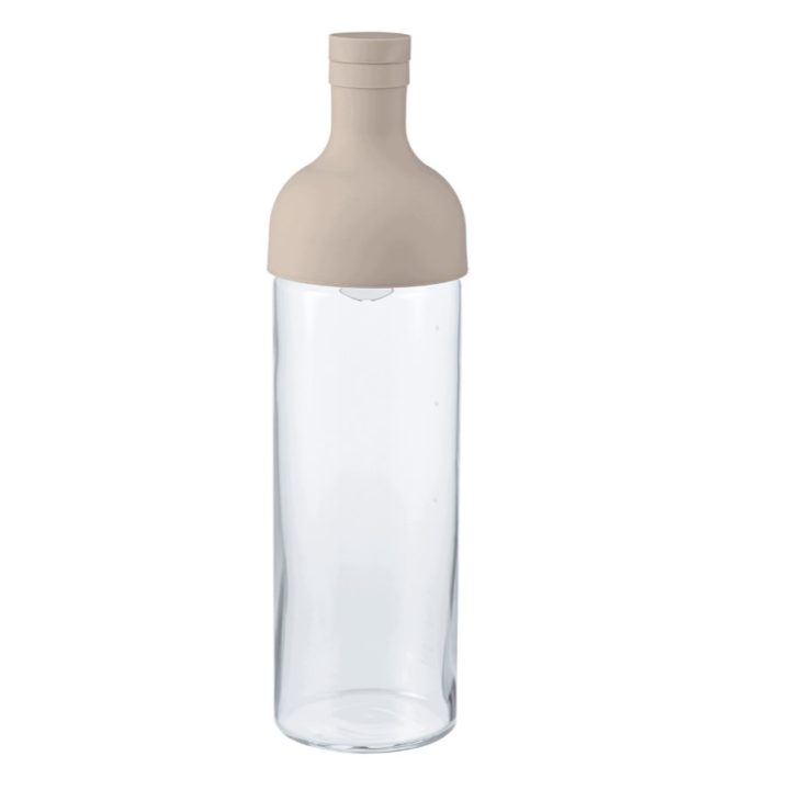 HARIO Bottiglia per tè freddo con filtro, 750 ml, verde oliva