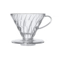 HARIO V60-02 Gocciolatoio plastica trasparente