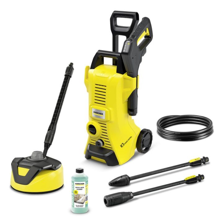 KARCHER 1.676-106.0 Kärcher K 3 Idropulitrice Power Control Home T 5 verticale elettrica 380 l/h 1600 W Nero Giallo - immagine 1