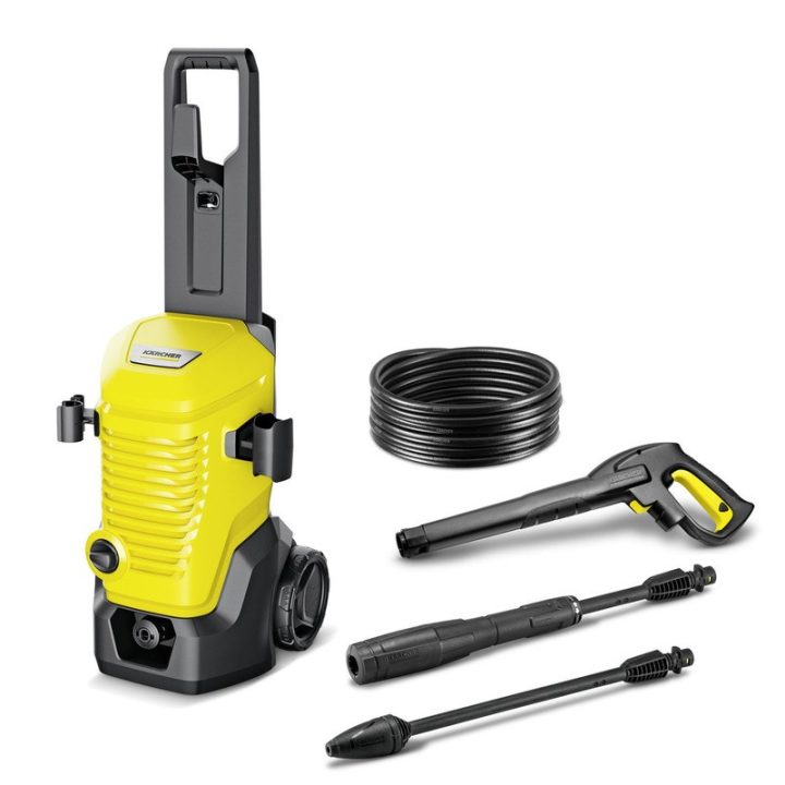 KARCHER 1.324-200.0 Kärcher K 4 WCM Idropulitrice verticale elettrica 420 l/h 1800 W nero giallo - immagine 1