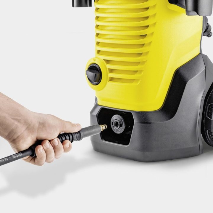 KARCHER 1.324-200.0 Kärcher K 4 WCM Idropulitrice verticale elettrica 420 l/h 1800 W nero giallo - immagine 4