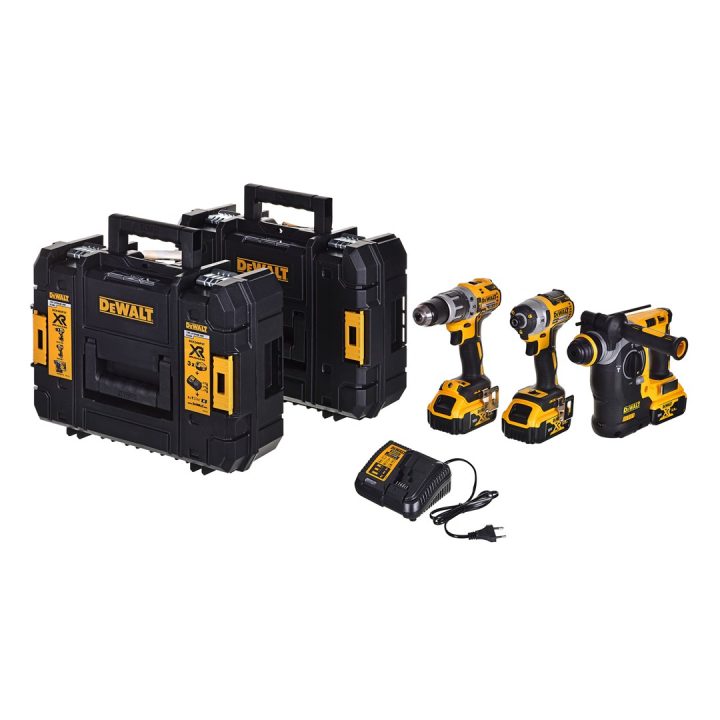 DeWalt Kit combo utensili elettrici DEWALT DCK368P3T-QW (DCH273+DCD796+DCF887) - immagine 1