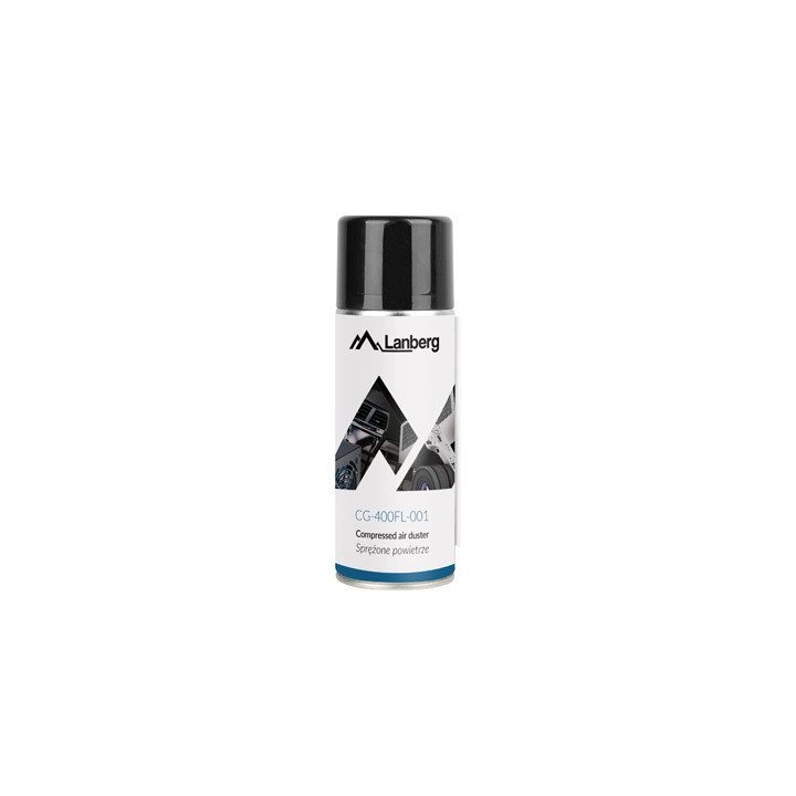Lanberg CG-400FL-001 Spruzzatore di aria compressa 400 ml