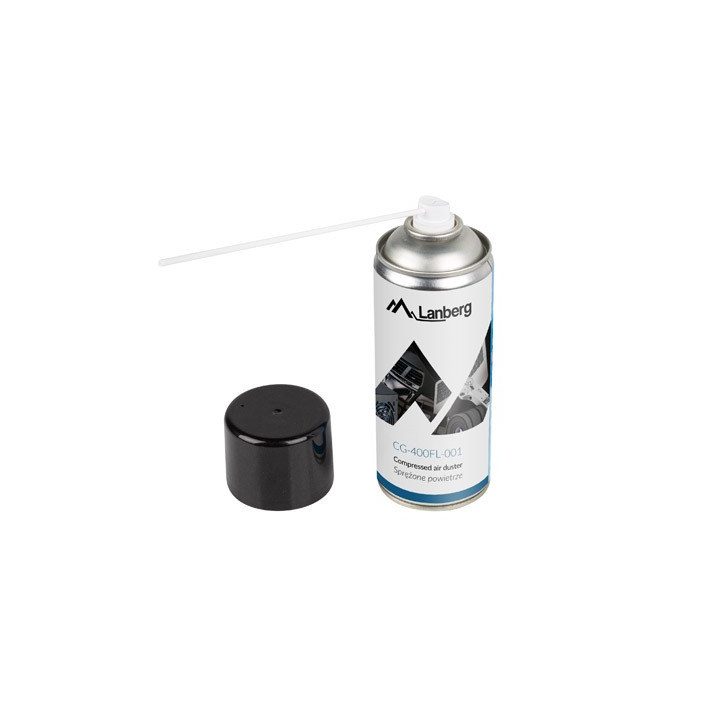 Lanberg CG-400FL-001 Spruzzatore di aria compressa 400 ml