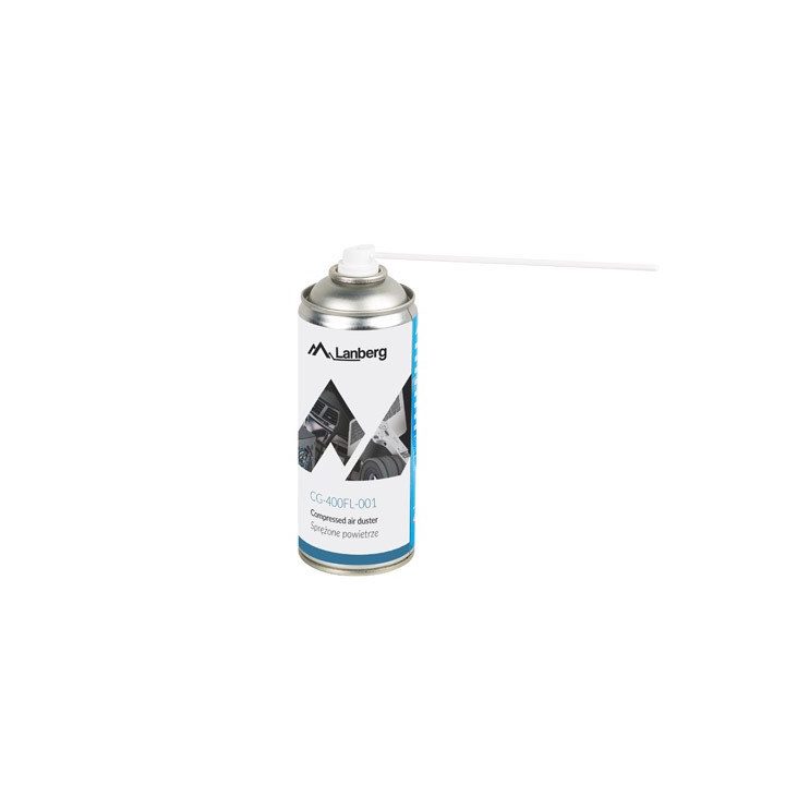 Lanberg CG-400FL-001 Spruzzatore di aria compressa 400 ml