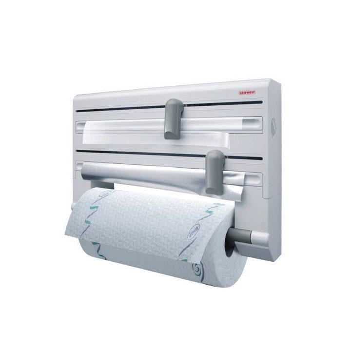 Leifheit 25703 Portarotolo murale Grigio Bianco