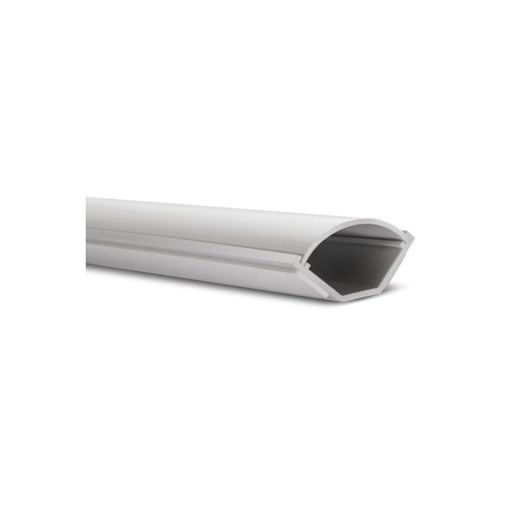 Maclean MCTV-575 organizzatore cavi tubo flessibile pavimento bianco 1 pezzo