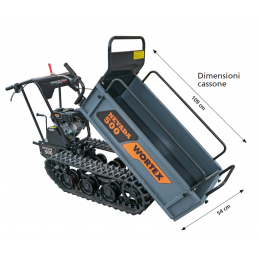 Motocarriola WORTEX Cingolata Nevada 500