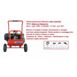 Motocompressore AIRMEC a Benzina CRS 1040/260