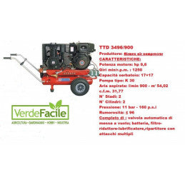 Motocompressore AIRMEC Diesel TTD 3496/900
