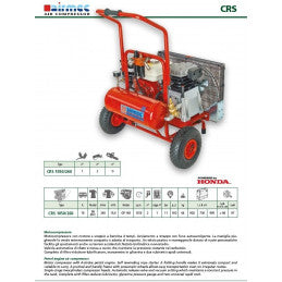 Motocompressore HONDA a Benzina CRS 1050/260 by AIRMEC