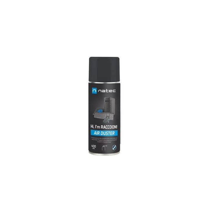 NATEC Raccoon 400 Aria compressa spray pulizia 400 ml