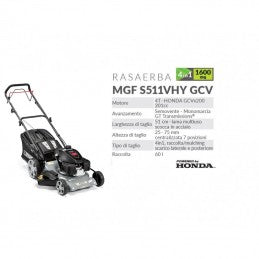 Rasaerba HONDA a Scoppio by MGF G51SHL-GCV