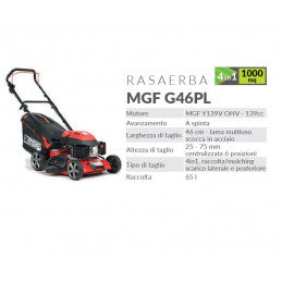 Rasaerba MGF a Scoppio G46PL