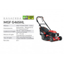 Rasaerba MGF a Scoppio G46SHL