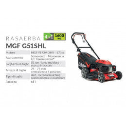 Rasaerba MGF a Scoppio G51SHL