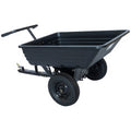 Rimorchio PVC Multiuso per Trattorini da Giardino con Vasca in