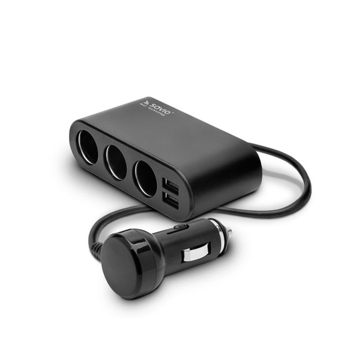 Savio Splitter presa accendisigari auto 12/24V SA-024
