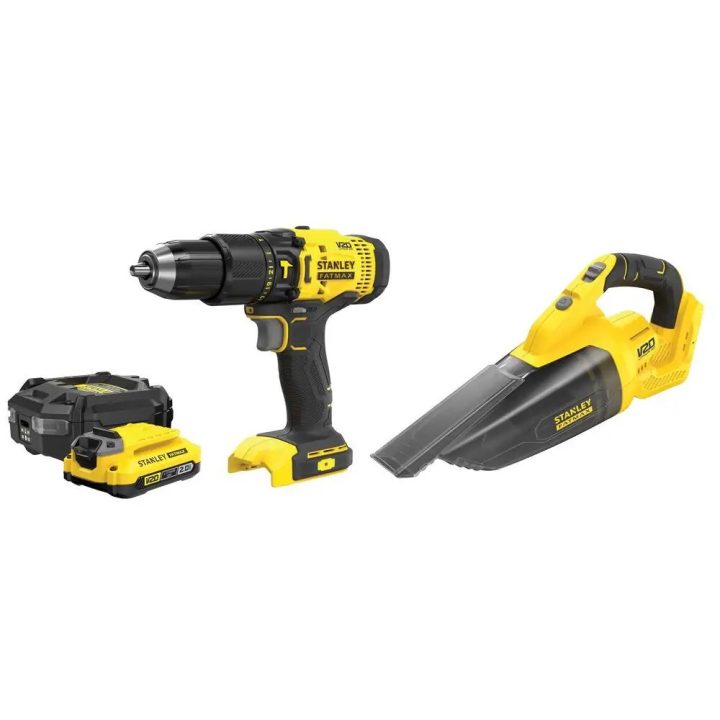 STANLEY SFMCK219D1-QW Set di utensili senza fili 2 pezzi 18V SFMCK219D1 STANLEY - immagine 1