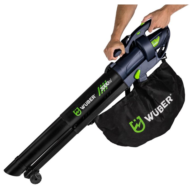 WUBER Soffiatore elettrico per foglie 3000 W con trituratore 10:1 W43420 WUBER - immagine 4