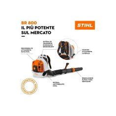 Soffiatore STIHL Spalleggiato BR 800 C-E
