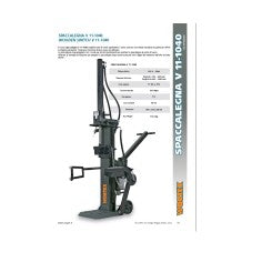 Spaccalegna WORTEX Verticale V 11-1040 Elettrico da 11 Tonnellate