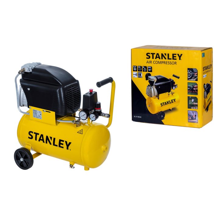 STANLEY Compressore ad olio 24 l 1500 W FCCC404STN005 24 l 8 bar set di 6 pezzi - immagine 1