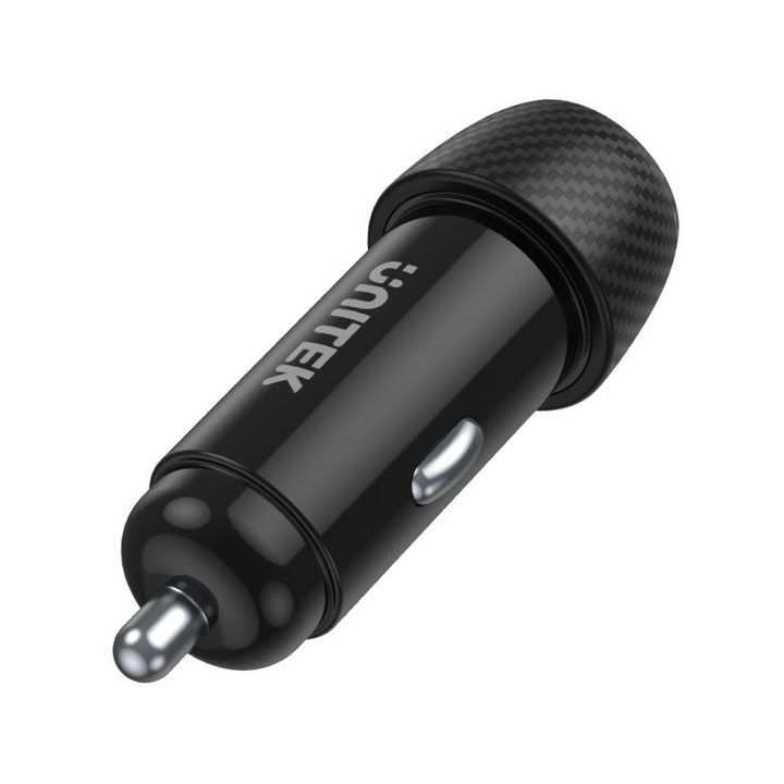 Unitek P1400A Caricabatterie auto 38W USB-A USB-C QC 3.0